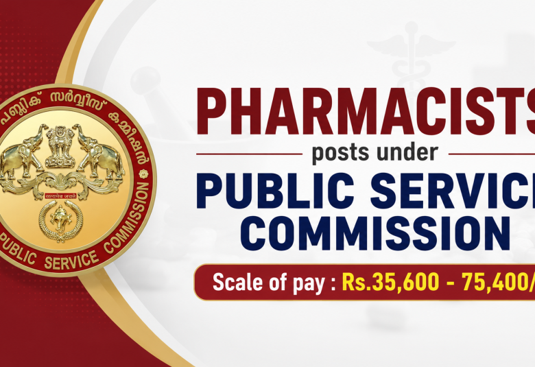 Applications are invited for post of Pharmacists under Public Service Commission 
