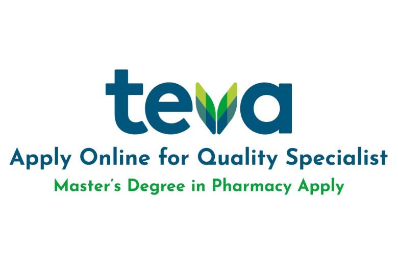 Apply Online for Quality Specialist at Teva
