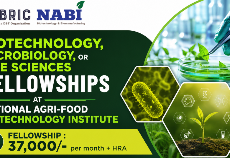 Biotechnology, Microbiology, or Life Sciences Fellowships at National Agri-Food Biotechnology Institute