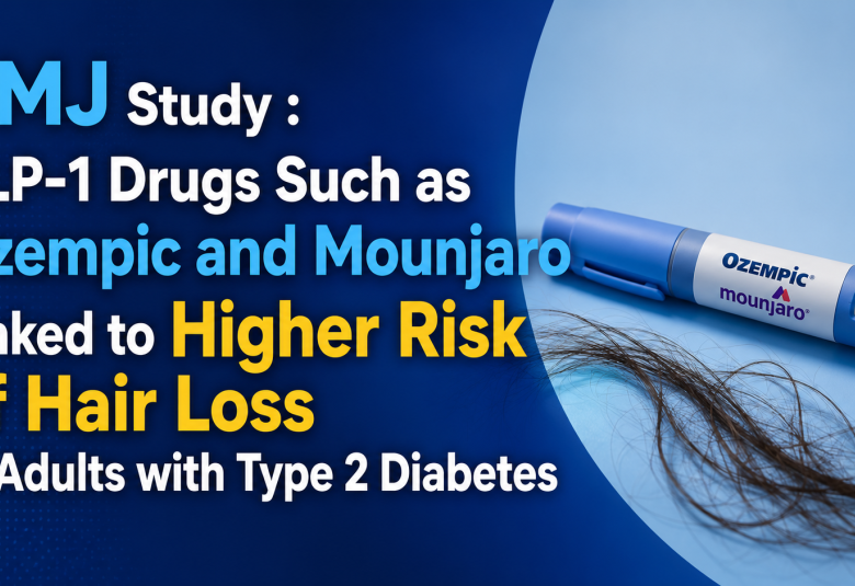 BMJ Study: GLP-1 Drugs Such as Ozempic and Mounjaro Linked to Higher Risk of Hair Loss in Adults with Type 2 Diabetes