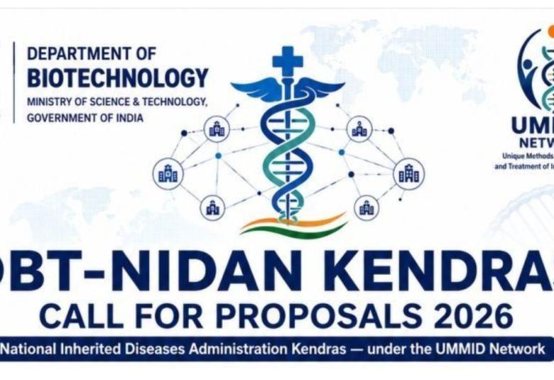 Call for Proposals for Establishment of “DBT-NIDAN Kendras” under the UMMID Network