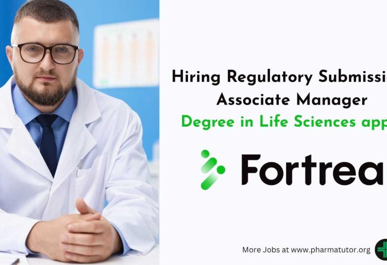 Fortrea Hiring Regulatory Submissions Associate Manager