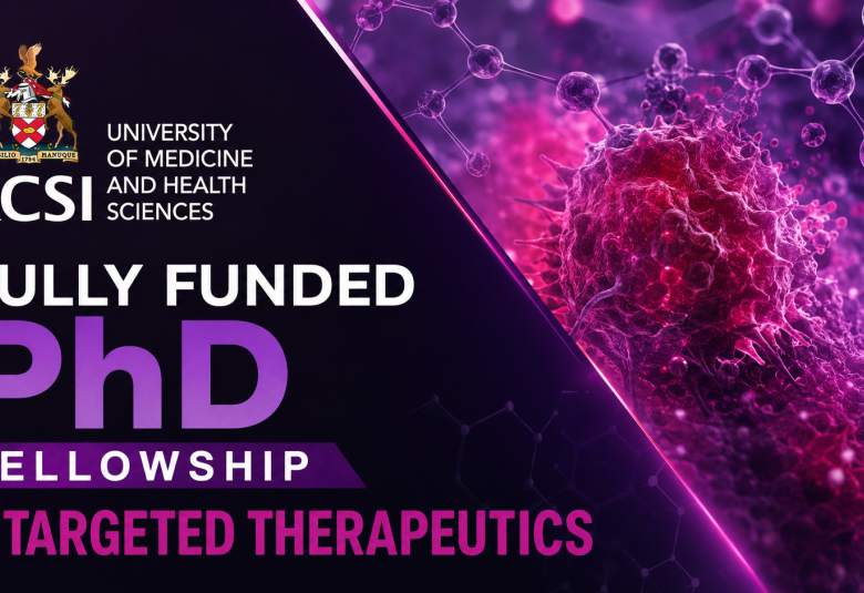 Fully Funded PhD Fellowship in Targeted Therapeutics (RCSI Dublin)