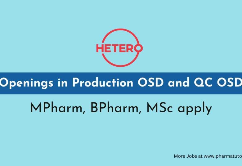 Interview for Production OSD and QC OSD Department at Hetero