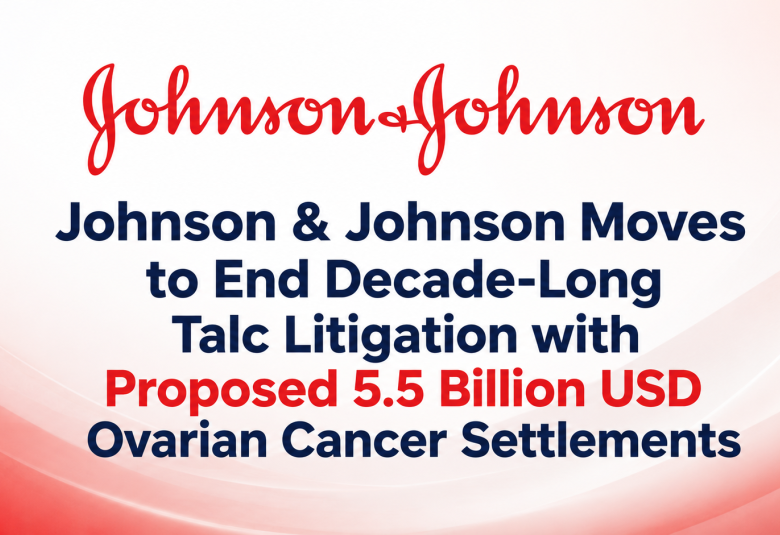 Johnson & Johnson Moves to End Decade-Long Talc Litigation with Proposed 5.5 Billion USD Ovarian Cancer Settlement