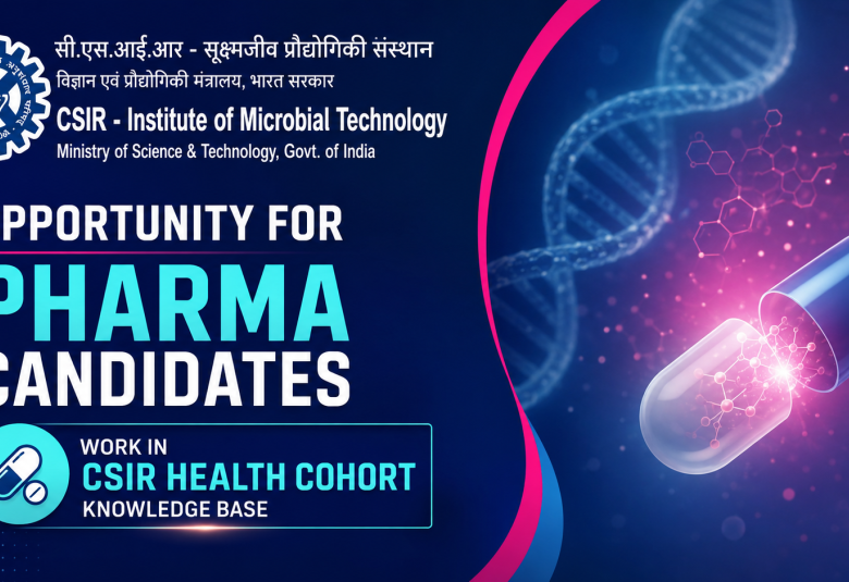Opportunity for Pharma candidates to work in CSIR Health Cohort Knowledge base at IMTech
