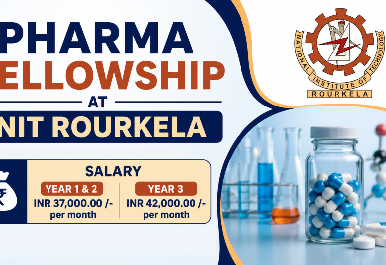 Pharma Fellowship at NIT Rourkela