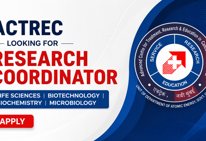 ACTREC looking for Research Coordinator