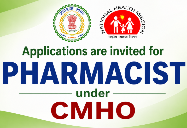 Applications are invited for Pharmacist under CMHO