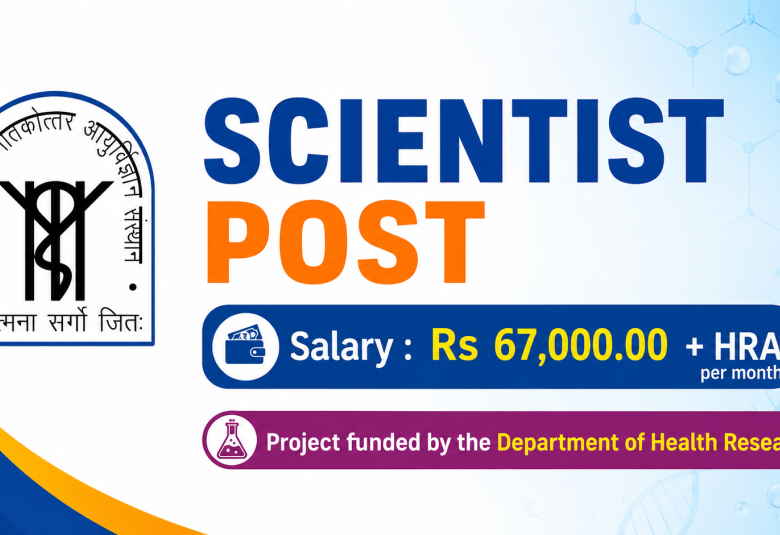 Applications are invited for Scientist at Department of Microbiology, SGPGIMS