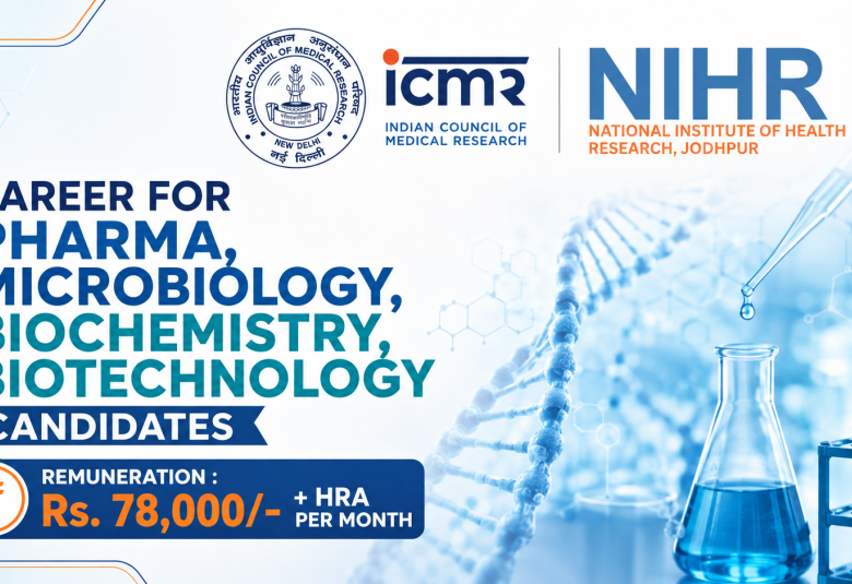 Career for Pharma, Microbiology, Biochemistry, Biotechnology candidates at NIHR