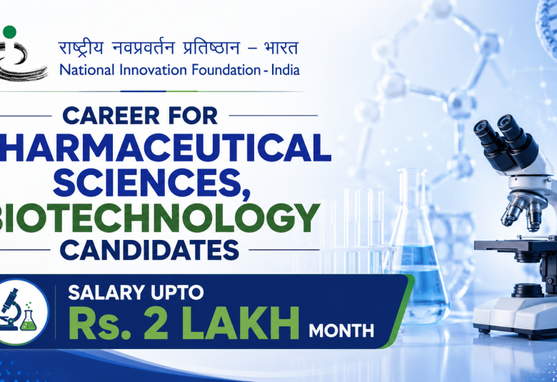 Career for Pharmaceutical Sciences, Biotechnology candidates at NIF