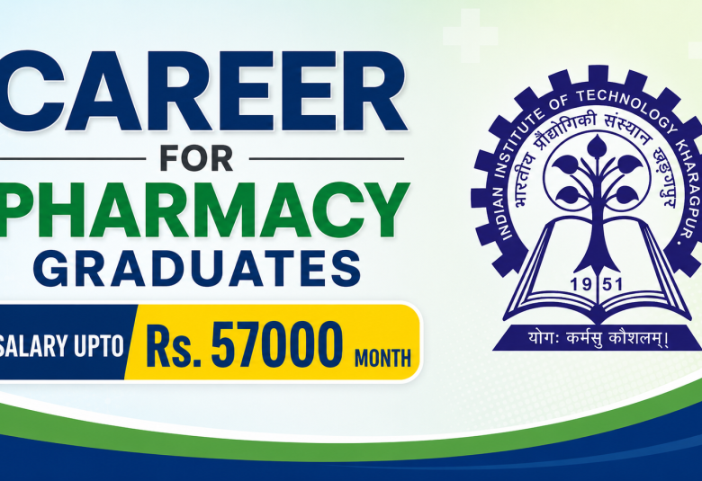 Career for Pharmacy graduates at Indian Institute of Technology (IIT)