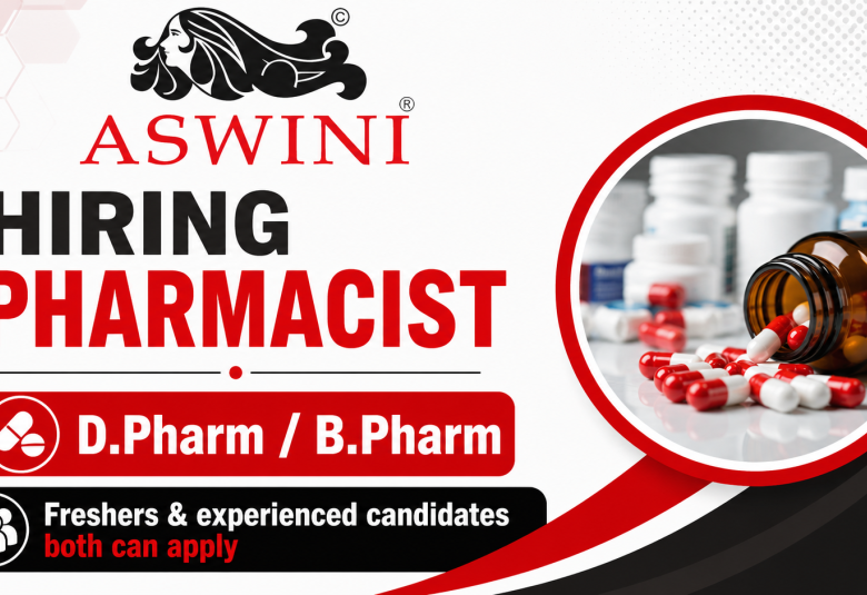Hiring Pharmacist at Aswini Homeo & Ayurvedic Products Pvt. Ltd
