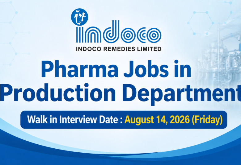Indoco Remedies Interview : Pharma Jobs in Production Department