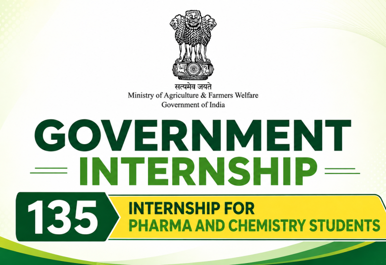 135 Internship for Pharma and Chemistry students at DPPQ&S