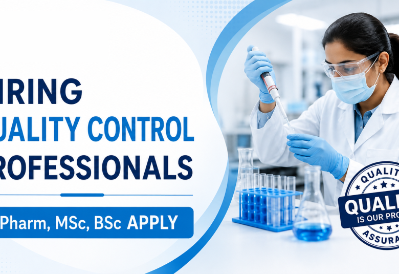 Ipca Laboratories Limited Hiring Quality Control Professionals