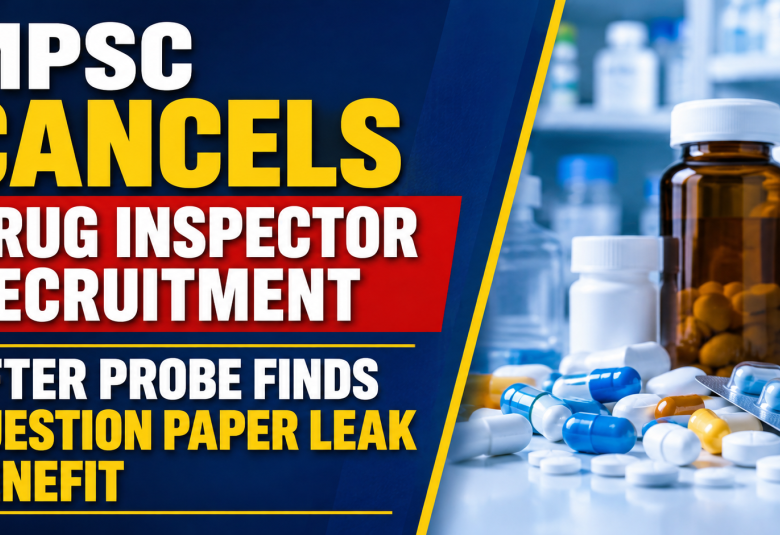 MPSC Cancels Drug Inspector Recruitment After Probe Finds Question Paper Leak Benefit