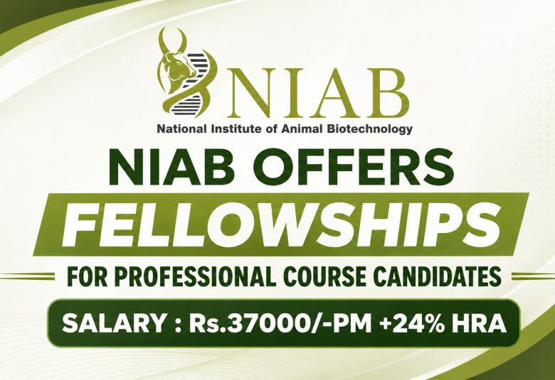NIAB offers Fellowships for Professional Course candidates