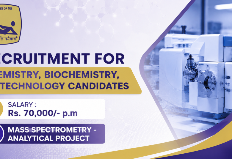 Recruitment for Chemistry, Biochemistry, Biotechnology candidates at SJRI