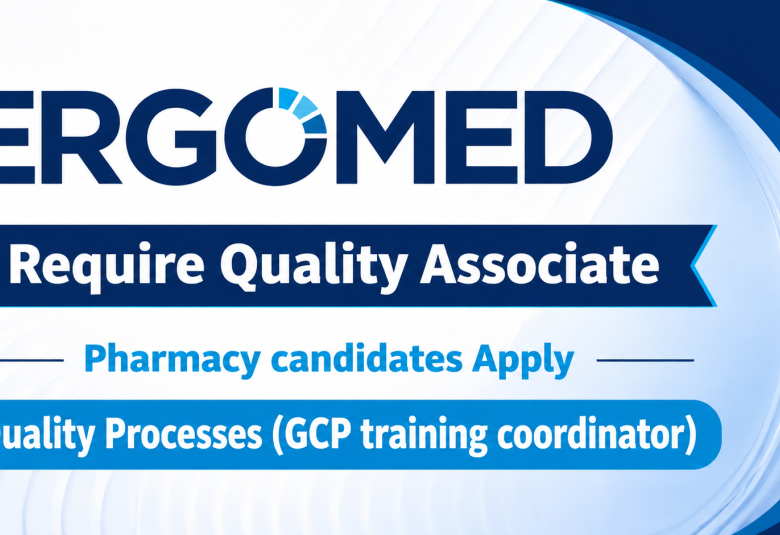 Require Quality Associate at Ergomed
