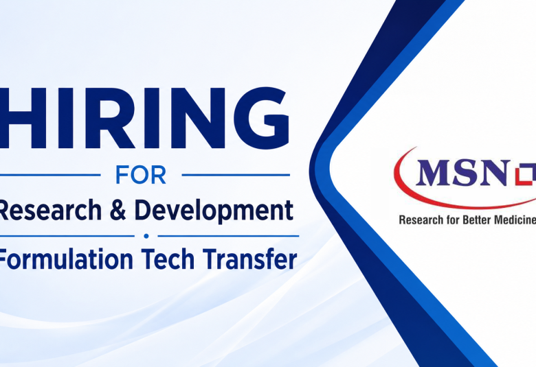 Research & Development, Formulation Tech Transfer Jobs at MSN Group