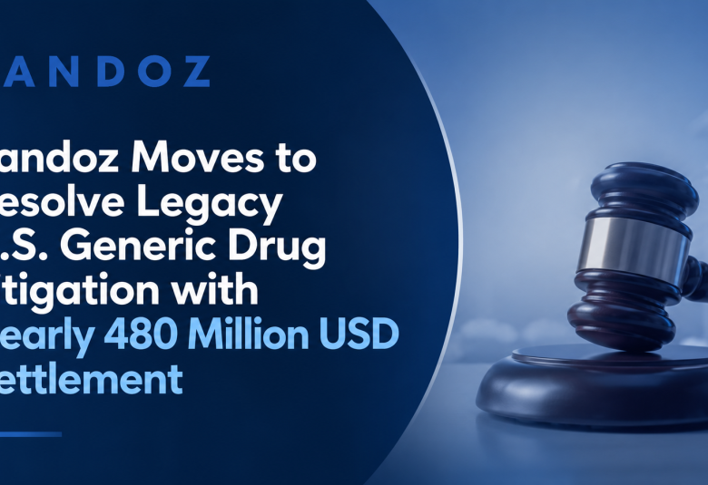 Sandoz Moves to Resolve Legacy U.S. Generic Drug Litigation with Nearly 480 Million USD Settlement