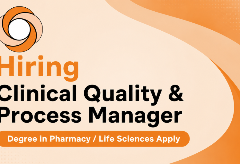 Sun Pharma Hiring Clinical Quality & Process Manager