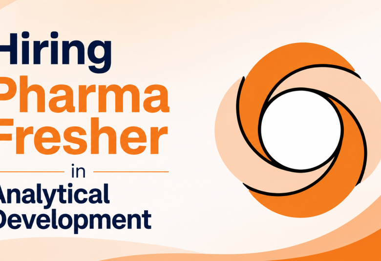 Sun Pharma Hiring Pharma Fresher in Analytical Development