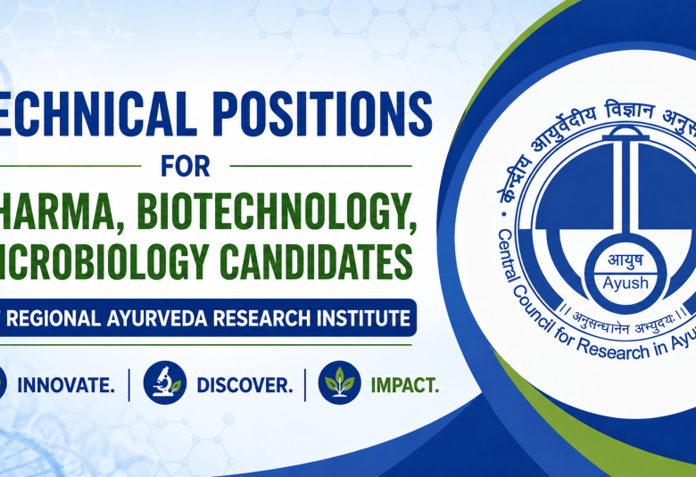 Technical positions for Pharma, Biotechnology, Microbiology candidates at RARI