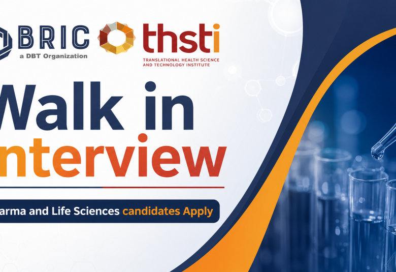 THSTI Interview - Pharma and Life Sciences candidates Apply