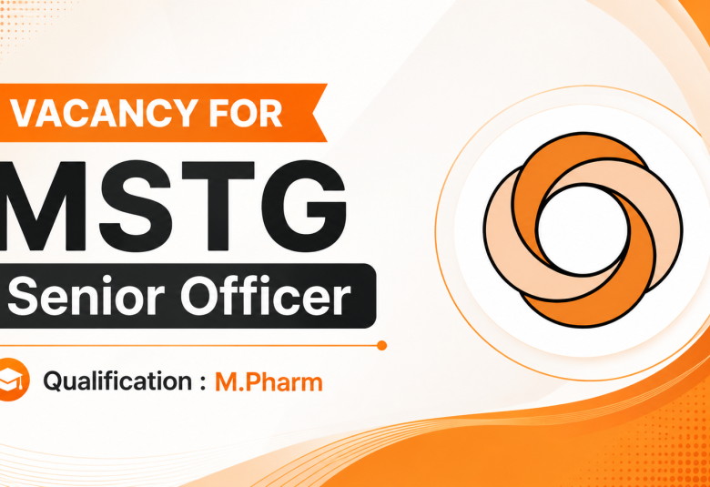 Vacancy for MSTG Senior Officer at Sun Pharma