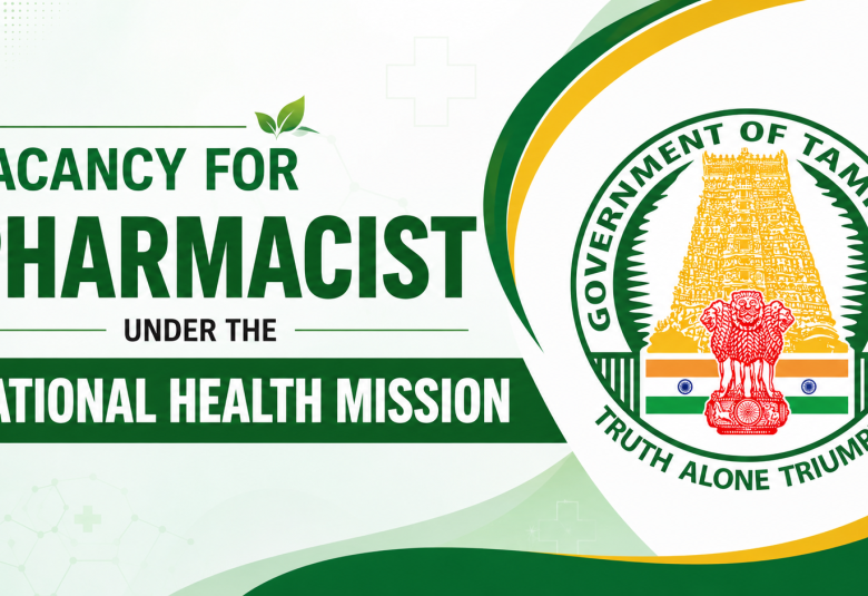 Vacancy for Pharmacist under the National Health Mission