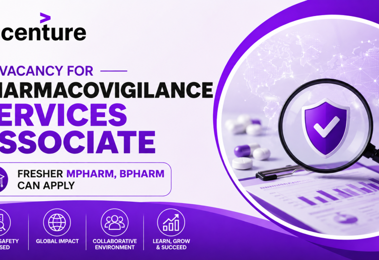 Vacancy for Pharmacovigilance Services Associate at Accenture