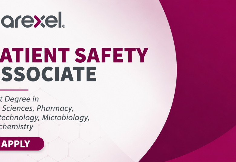 Work as Patient Safety Associate at PAREXEL