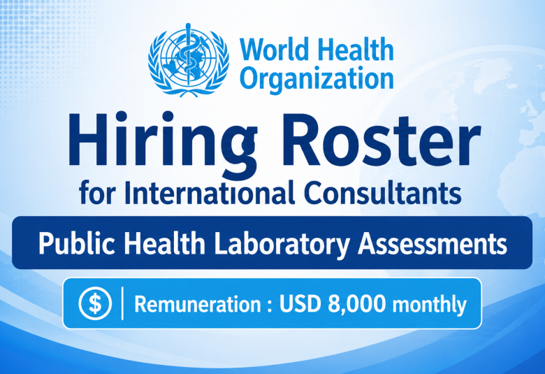 World Health Organization Hiring Roster for International Consultants