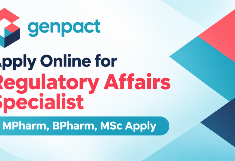 Apply Online for Regulatory Affairs Specialist at Genpact