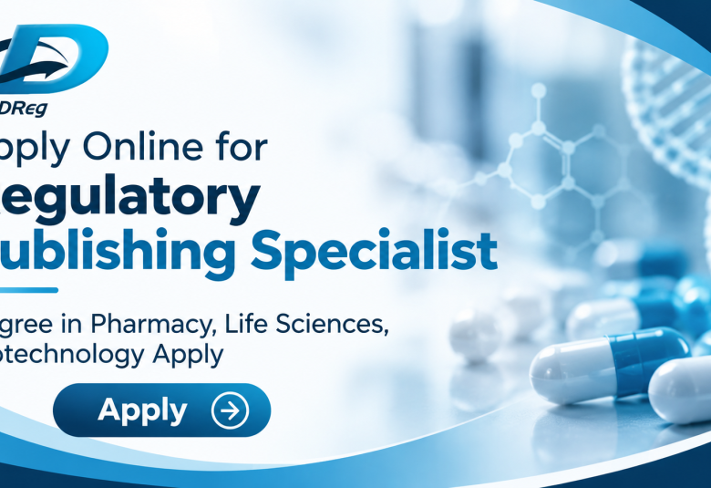 Apply Online for Regulatory Publishing Specialist at DDReg Pharma