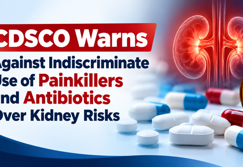 CDSCO Warns Against Indiscriminate Use of Painkillers and Antibiotics Over Kidney Risks