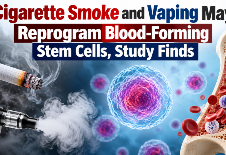 Cigarette Smoke and Vaping May Reprogram Blood-Forming Stem Cells, Study Finds