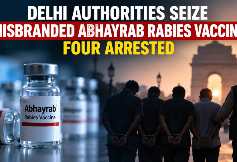 Delhi Authorities Seize Misbranded Abhayrab Rabies Vaccine, Four Arrested