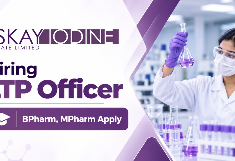 Eskay Iodine Hiring LTP Officer - BPharm, MPharm Apply