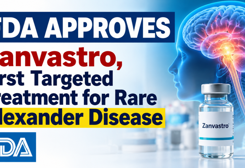 FDA Approves Zanvastro, First Targeted Treatment for Rare Alexander Disease