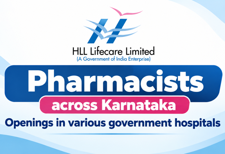 HLL Lifecare requires Pharmacists across Karnataka
