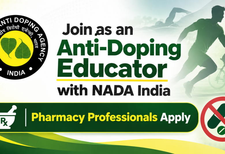 Join as an Anti-Doping Educator with NADA India - Pharmacy Professionals Apply
