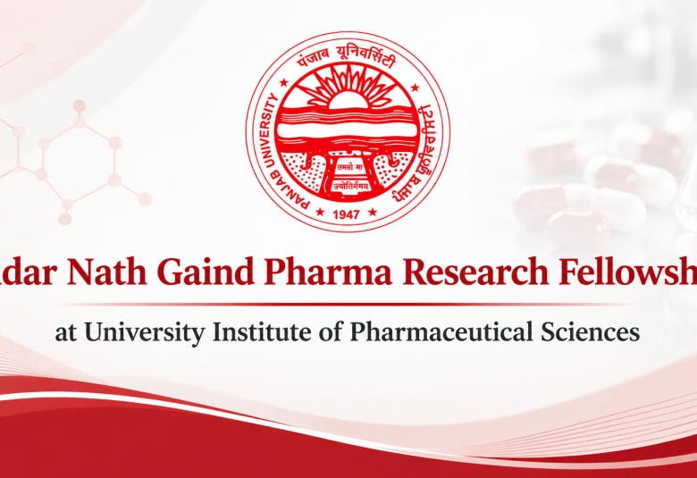 Kidar Nath Gaind Pharma Research Fellowship at Panjab University
