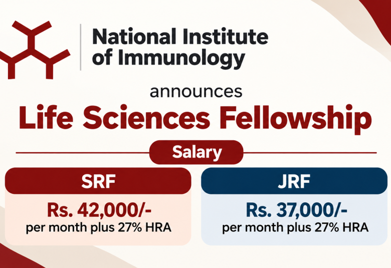 National Institute of Immunology announces Life Sciences Fellowship