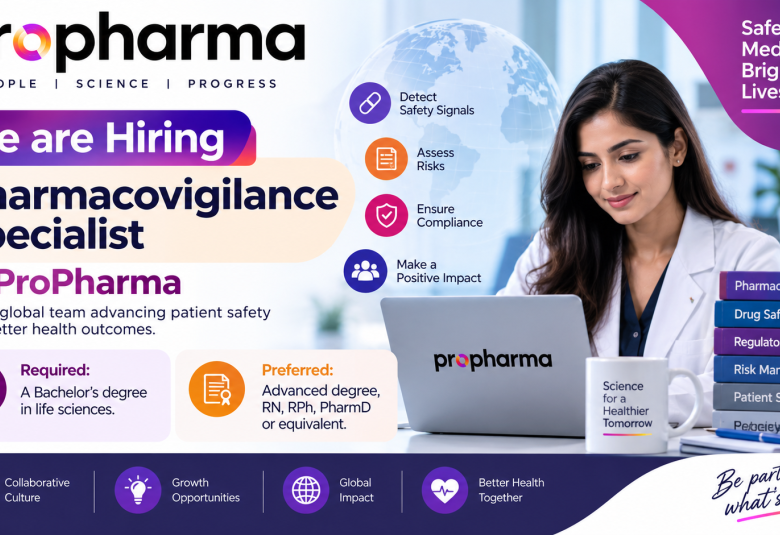 ProPharma recruitment for Pharmacovigilance Specialist