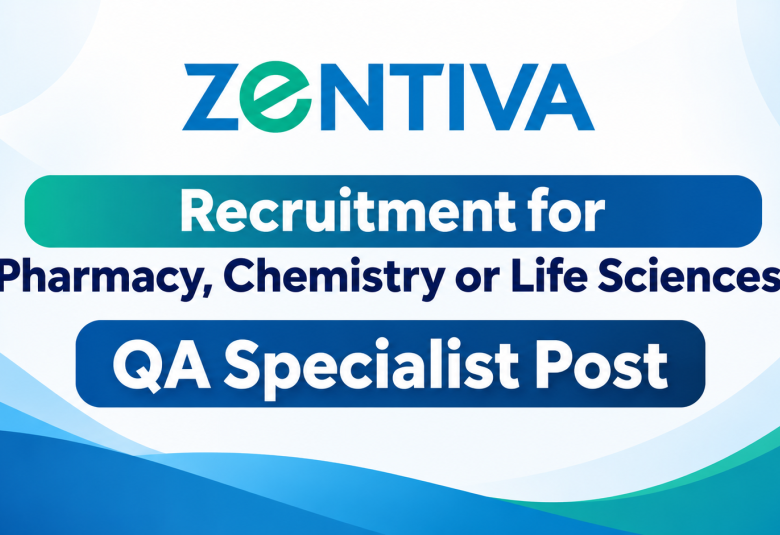 Recruitment for Pharmacy, Chemistry or Life Sciences at Zentiva - QA Specialist Post