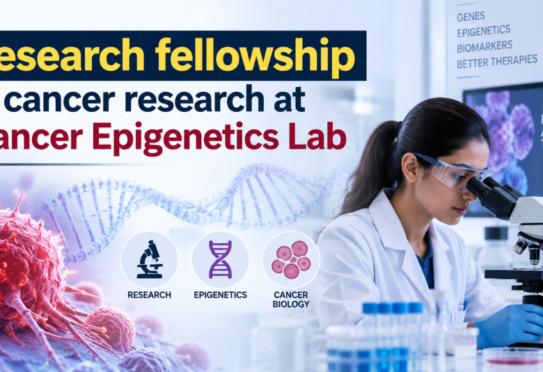 Research fellowship in cancer research at Cancer Epigenetics Lab